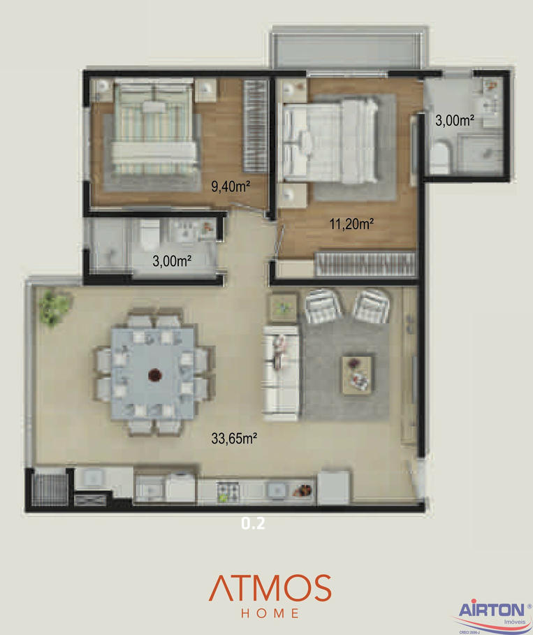 ALUGA APARTAMENTO - BAIRRO CABEÇUDAS ITAJAÍ SC