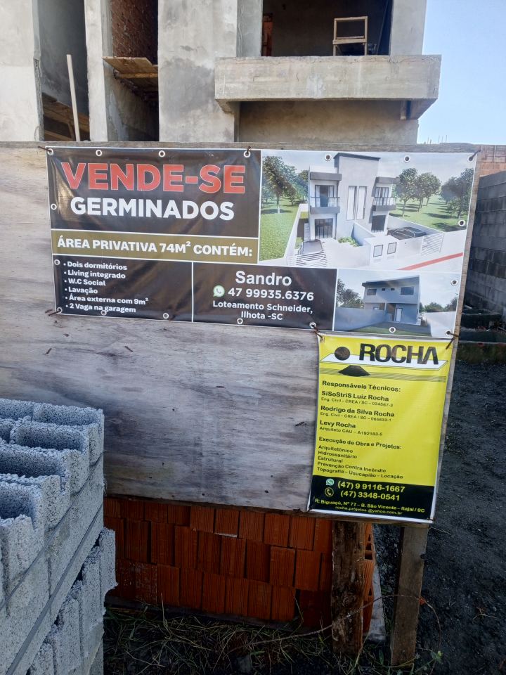 sobrado a venda loteamento Schneider, ilhota - SC
