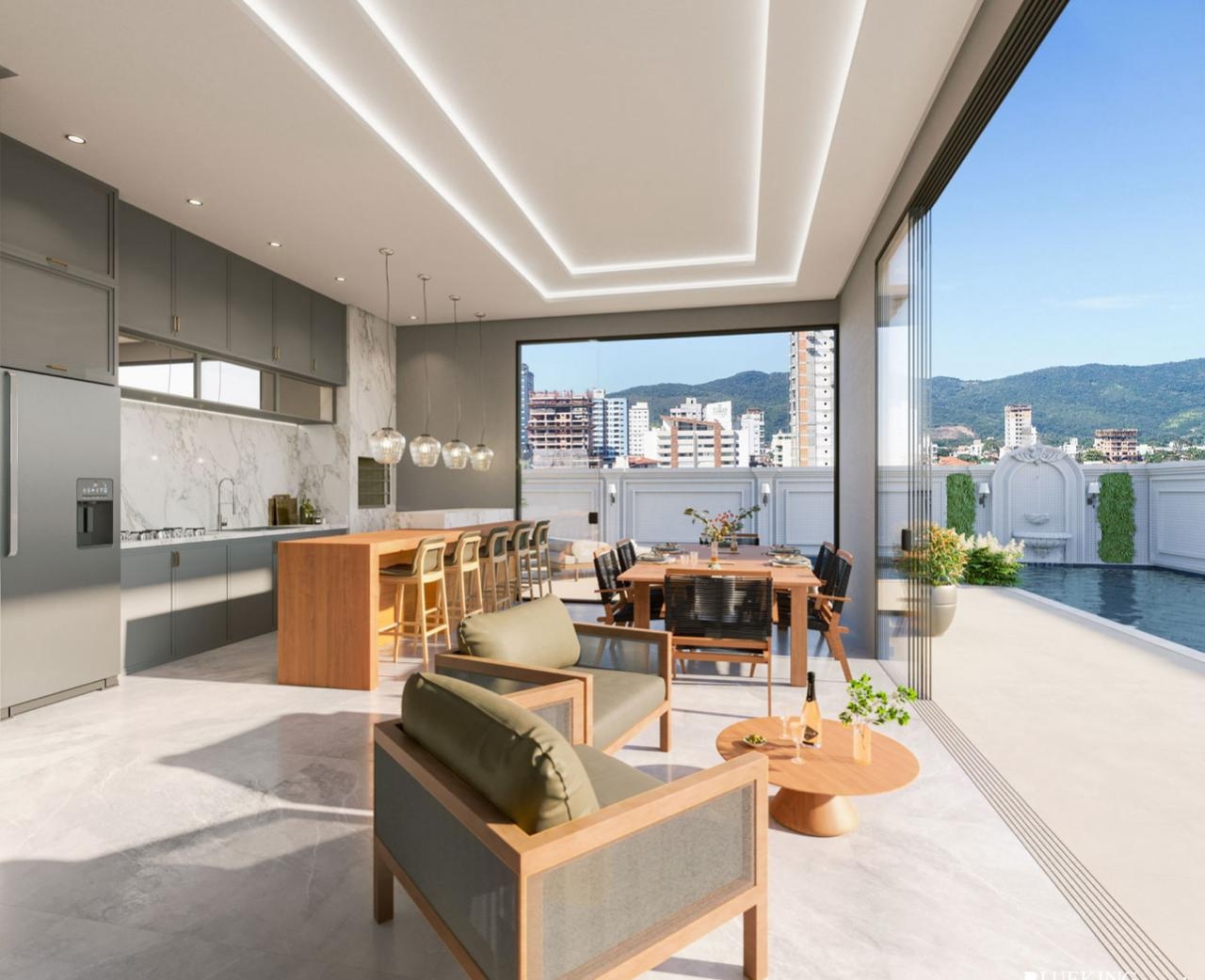 Apartamento 2 suítes em Perequê - Porto Belo